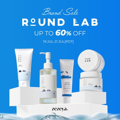 A brand that cannot be missed by those who love k-beauty! ROUNDLAB Brand Day has begun~ You can get up to 60% off your favorite items, so please shop wisely :) ⏰ Only 3 days! 07.19 - 07.21 (PDT) ⏰ . . 🌐zezeya.com Access the site now and receive unlimited coupons!🛒 🏷️ +$90 ORDER COUPON_22% 🏷️ +$70 ORDER COUPON_18% 🏷️ +$50 ORDER COUPON_10% 🏷️ +$30 ORDER COUPON_5% #zezeya #ROUNDLAB #kbeauty #Korean skincare #skincare #Korean cosmetics #Korean beauty #asianbeauty #Korea #kbeautyskincare #ski... Kbeauty Korean Skincare, Skincare Korean, Love K, Korean Cosmetics, Brand Sale, K Beauty, Korean Skincare, Korean Beauty, Beauty Gift