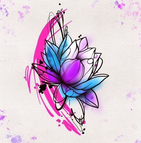 Bicycle Tattoo, Small Girly Tattoos, Abstract Tattoo Designs, Flower Tattoo Drawings, Watercolor Tattoo Flower, Sigil Tattoo, Chest Tattoos For Women, Tatuaje A Color, Flower Art Drawing