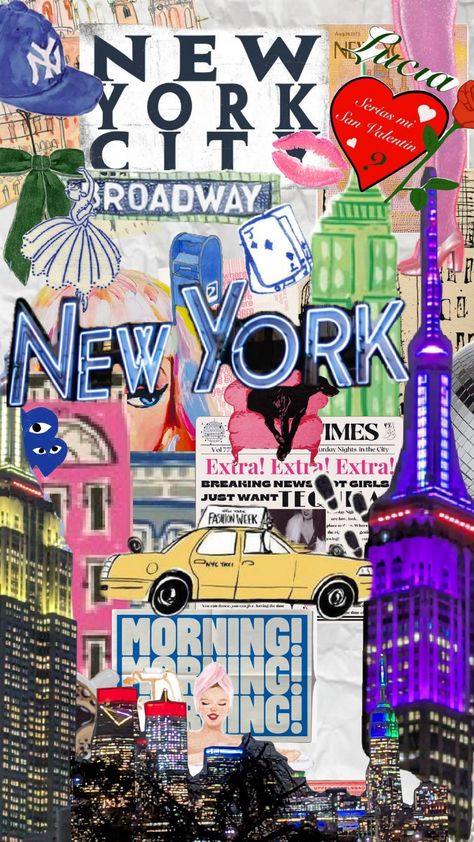 new york city wallpaper? #nyc #newyork #wallpaper #art #vibes 2 People Wallpaper Iphone Wallpapers, New York Or Nowhere Wallpaper, Nyc Wallpaper Aesthetic, Nyc Wallpaper Iphone, New York Wallpaper Iphone, New York Background, New York City Collage, Ny Wallpaper, Nyc Background