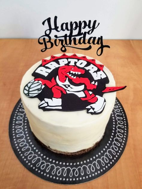 Toronto Raptors cake Toronto Raptors Cake, Raptors Cake, Basketball Cake, Cake Inspo, Toronto Raptors, Birthday Ideas, Cake Decorating, Toronto, Birthday Cake