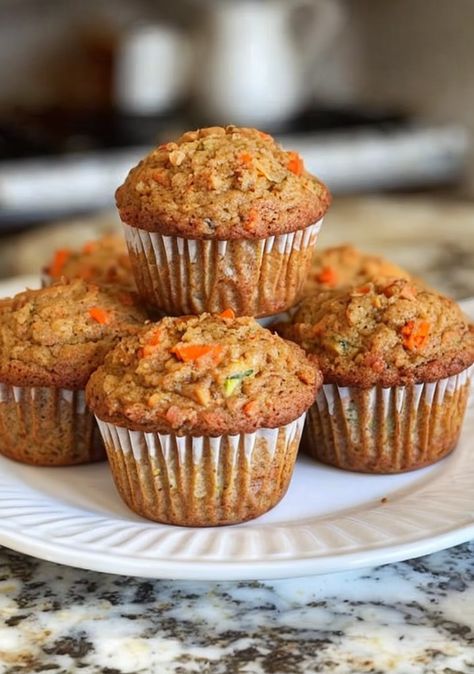 Indulge in moist Carrot Cake Zucchini Muffins packed with veggie goodness! Perfectly spiced and irresistible. #HealthyBaking #VegetableMuffins #CarrotCake #ZucchiniDessert #BakingIdeas Carrot Cake Zucchini Muffins, Carrot Muffins Moist, Zucchini And Carrot Muffins, Carrot And Zucchini Muffins, Carrot Muffins Healthy, Muffin Recipes Healthy, Zucchini Carrot Cake, Carrot Muffins Easy, Healthy Carrot Muffins