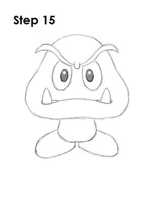 How to Draw Goomba 15 Drawing Ideas Super Easy, Disney Character Drawings Sketches, Goomba Drawing, Super Mario Sketch, Bowser Drawing, Cartoon Character Drawings, Luigi Drawing, Easy Cartoon Characters To Draw, Yoshi Drawing