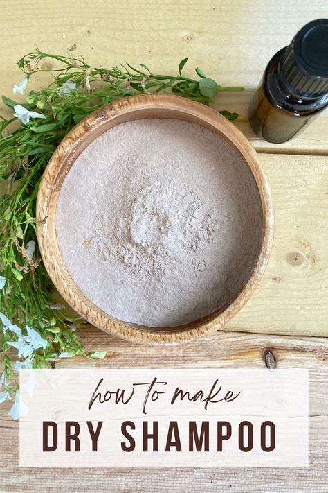 How to Make Natural Dry Shampoo Powder Diy Dry Shampoo Arrowroot Powder, Dry Shampoo Recipe Homemade, Arrowroot Powder Dry Shampoo, All Natural Dry Shampoo, Dry Shampoo Recipe, Bath Tea Recipe, Herbal Salve Recipes, Homemade Lotion Recipe, Homemade Dry Shampoo