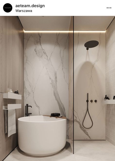 Master Bathrooms Luxury Modern, Bathrooms Luxury Modern, Master Bathrooms Luxury, Shower Tub Combo, Bathroom Tile Design Ideas, Modern Bathroom Trends, Shower Alcove, Tile Design Ideas, Bathtub Shower Combo