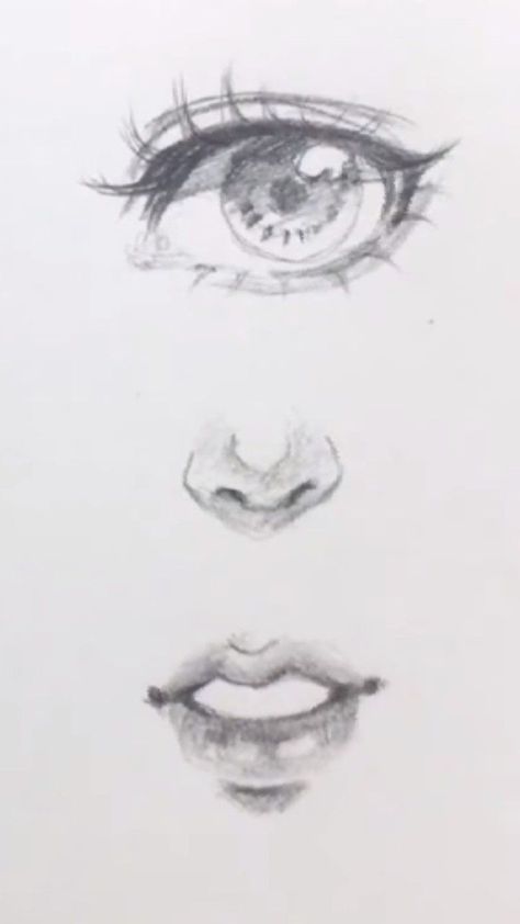 Semi Realistic Drawing Reference, Semi Realistic Art Tutorial, Semi Realistic Anime Art Tutorial, Semi Realistic Art Style Sketch, Semi Realistic Anime Art Style Sketch, Semi Realism Nose, Semi Realistic Eye Drawing, How To Draw Semi Realistic Eyes, Semi Realistic Nose