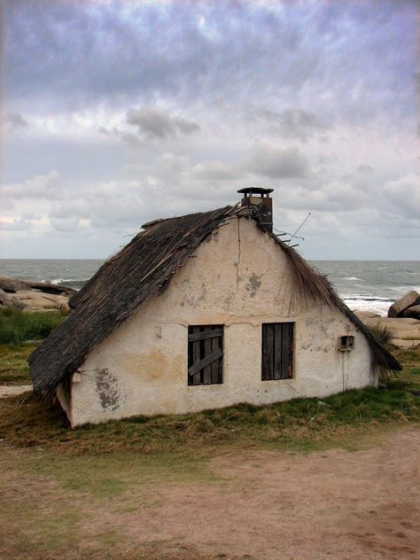 . Tiny House Blog, Sea House, Cottage By The Sea, Rustic Frames, Cabins And Cottages, House Landscape, House Smells, Built Environment, Cozy Cottage