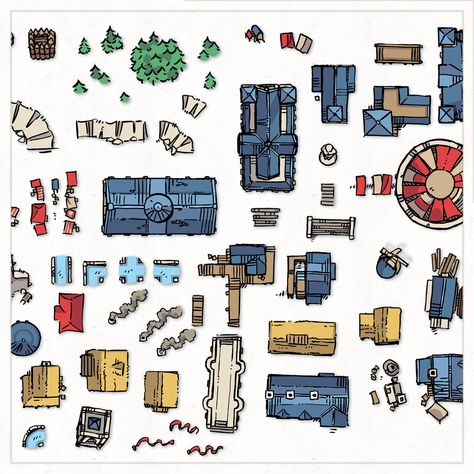 Wonderdraft Town & City Map Assets (Pt.3), a FREE asset pack for making maps for D&D / Dungeons & Dragons, Pathfinder, Warhammer and other table top RPGs. Tags: asset, assets, campaign, city, map, region, settlement, token, town, wonderdraft Dnd Assets, Linocut Stamps, Map Art Illustration, Map Assets, Fantasy Map Making, Map Symbols, Dungeon Master's Guide, Map Icons, Tabletop Rpg Maps