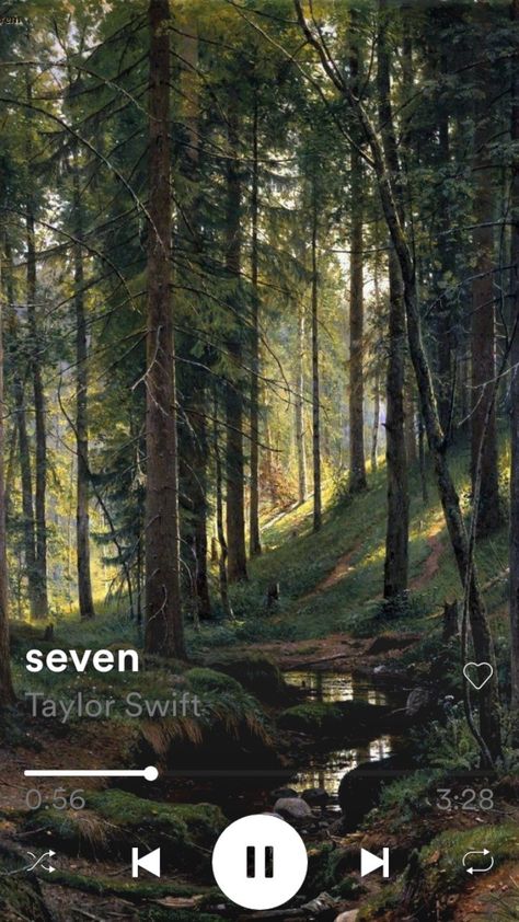 Spotify wallpaper of ‘Seven' by Taylor Swift. Seven By Taylor Swift, Spotify Taylor Swift, Taylor Swift Seven, Seven Taylor Swift, Song Background, Taylor Swift Spotify, Spotify Wallpaper, Persimmon Tree, Taylor Songs