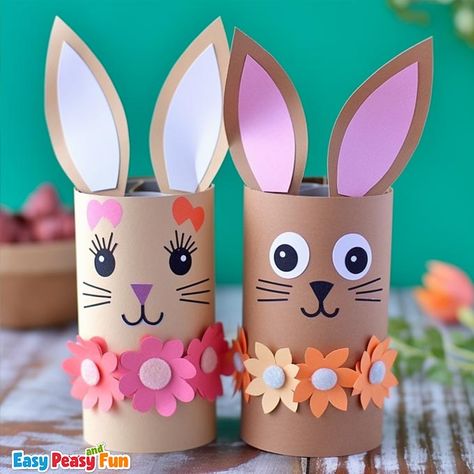 50+ Fun Toilet Paper Roll Crafts - Easy Peasy and Fun Toilet Paper Roll Hearts, Easter Toilet Paper Roll Crafts, Toilet Paper Roll Crafts For Kids Easy, Crafts Toilet Paper Rolls, Toilet Paper Tube Crafts, Windsock Craft, Fun Toilet, Toilet Roll Art, Simple Toilet