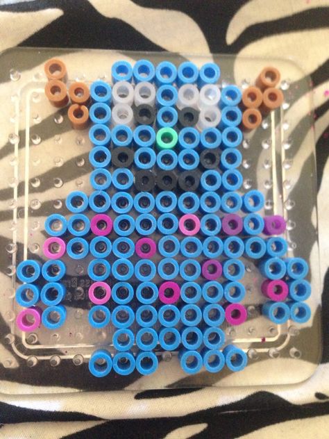 Sulley❤️Monsters Inc❤️ Monsters Inc Perler Beads, Melt Beads Patterns, Crafts To Do When Your Bored, Hamma Beads Ideas, Easy Perler Bead Patterns, Pixel Beads, Melty Bead Patterns, Pearl Beads Pattern, Hamma Beads