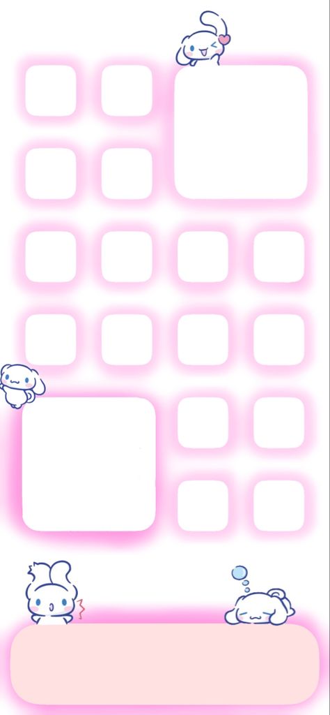 Iphone 11 Setup Homescreen, Cinnamoroll Homescreen, Shelf Wallpaper, Frame Cartoon, Iphone Setup, 헬로키티 배경화면, Lock Screen Backgrounds, Pink Wallpapers, Whatsapp Wallpaper Cute