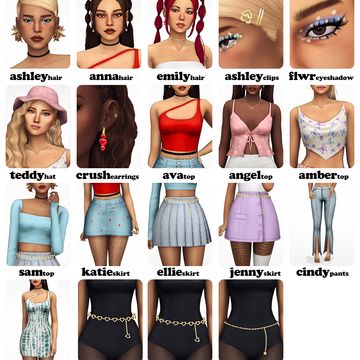 pretty savage collection (early access) | aretha on Patreon Aretha Bee Sims 4, Sims 4 Cc Clothes Packs Patreon, Sims 4 Cc Patreon Free Clothes, Euphoria Clothing, Cc Packs, Sims Packs, Pretty Savage, Pelo Sims, The Sims 4 Packs