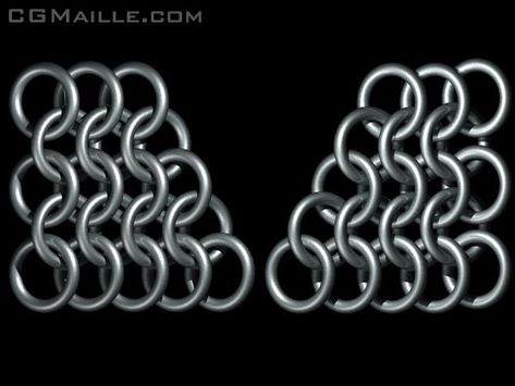 M.A.I.L. - Maille Artisans International League - Article Chainmail Patterns Tutorials, Chainmail Weaves, Scale Maille, Chainmail Shirt, Chainmail Patterns, Chainmaille Tutorial, Scale Mail, Chainmail Jewelry, Chain Maille