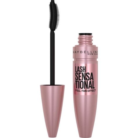 Maybelline Lash Sensational Washable Mascara Makeup, Blackest Black, 0.32 fl. oz. - Walmart.com Lancome Hypnose Mascara, Best Lengthening Mascara, Maybelline Lash Sensational Mascara, Lancome Hypnose, Maybelline Mascara, Drugstore Mascara, Lash Sensational, Maybelline Lash Sensational, Maybelline Makeup