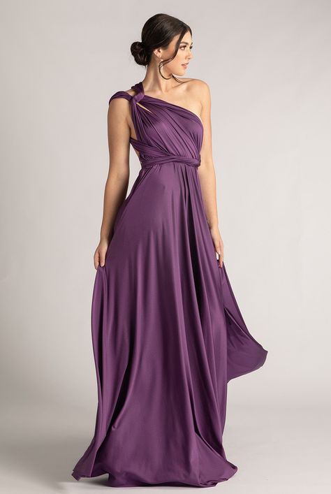 Dark purple dress formal