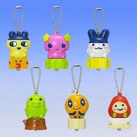 Bandai Tamagotchi Cutto Light Gashapon figure Keychain (set of 6) Tamagotchi Collection, Tamagotchi Art, Dream Playhouse, 2000s Toys, Diy Kandi Bracelets, Diy Kandi, Clay Diy Projects, Artist Alley, Virtual Pet