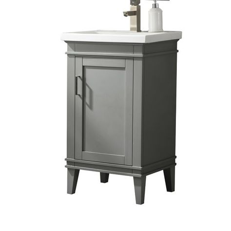 16 Small Bathroom Vanities 24 Inches & Under! - Kelley Nan Furniture Arrangement Open Floor Plan, Small Bathroom Vanity, 36" Vanity, Powder Room Makeover, Built In Cabinet, Small Bathroom Vanities, Small Vanity, Vanity Faucet, Pedestal Sink