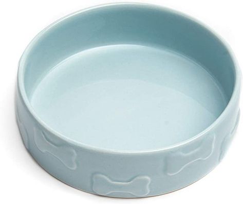 Amazon.com : Park Life Designs Pet Bowl | Manor (Small, Blue) : Pet Supplies Puppy Bowl, Bunny Stuff, Park Life, Blue Png, Puppy Bowls, Ceramic Dog Bowl, Dog Water Bowls, Pampered Pets, Toy Basket