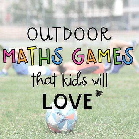 Math Club Activities, Math Fluency Games, Outdoor Maths, Math Games Middle School, Summer School Math, Math Camp, Summer Math Activities, Math Fact Games, Outdoor Learning Activities