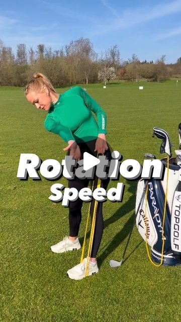 Verena Scholz on Instagram: "More rotation speed➡️ More driving distance!  Try this easy exercise with a band ⤴️ . @jlindebergofficial  . #golfspeed #golfdrills #golfswingtips #golfcoach" Golf Tips Driving, Golf Fitness, Easy Exercise, Golf Videos, Golf Drills, Golf Exercises, Golf Training, Golf Lessons, March 17