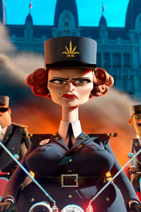 Madame Dubois, from Madagascar 3 (released in 2012), glowering with distaste. Madagascar Movie, Wanted Movie, Good Animated Movies, Dreamworks Characters, Penguins Of Madagascar, 2012 Movie, Dreamworks Animation, Pinturas Disney, Movie Wallpapers