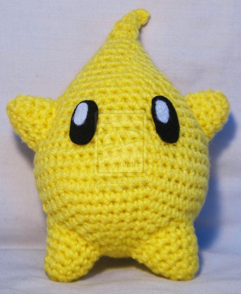 Luma Amigurumi by Eriamyv.deviantart.com on @deviantART Crochet Luma, Fandom Crochet, Odd Things, Mario Bros, Piggy Bank, Crochet Ideas, Favorite Character, Pikachu, My Favourite