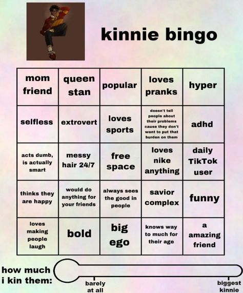 James Potter Kinnie Bingo, Remus Lupin Kinnie Bingo, Sirius Black Kinnie Bingo, Marauders Kinnie Bingo, James Kinnie, James Potter Kinnie, Kinnie Bingo, Bingo Sheets, Black Sisters