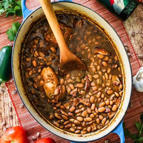 Authentic Borracho Beans Borracho Beans Recipe, Borracho Beans, Mexican Side Dish, Columbian Recipes, Mexican Beans, Make Your House Smell Amazing, Mexican Favorites, Mexican Side, Bean Dishes