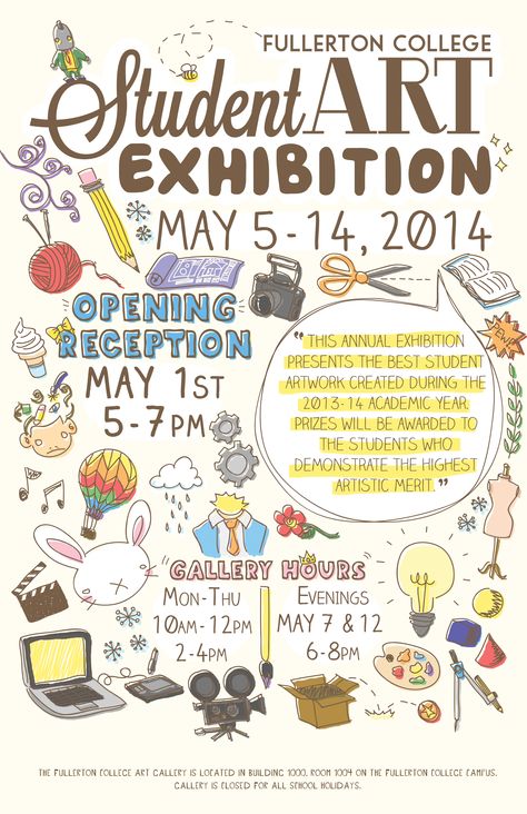 Student Art Exhibition poster by @hellopot8to Jennifer Lee Art Class Posters, Graphic Design Festival, School Exhibition, Contest Poster, Poster Architecture, Exhibition Posters, Handmade Poster, Jennifer Lee, Art Therapy Projects