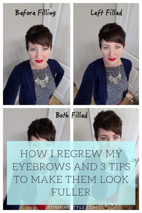 How I Regrew My Eyebrows and 3 Tips to Make Them Look Fuller - Stunning Style How To Regrow Eyebrows, Regrow Eyebrows, Grow Eyebrows, Fuller Eyebrows, Dye Eyebrows, Bleached Eyebrows, Bold Eyebrows, Eyebrow Trends, Sparse Eyebrows