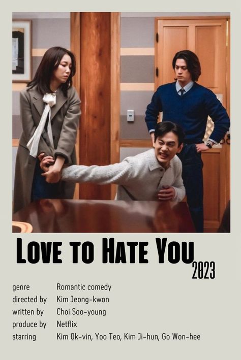 Love to hate you kdrama minimalist poster Korean Drama Series, Korean Drama Tv, Drama Ideas, Great Movies To Watch, Asian Film, Korean Drama List, Korean Drama Songs, Movie Lines, K Drama