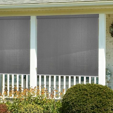 Amazon.com : Junkogo Roller Shades for Patio,(6'W X 6'L) Outdoor Blinds Roll Up Waterproof for Front Porch, Deck, Gazebo, Window, Pergola, Balcony.(Sesame) : Tools & Home Improvement Shades For Patio, Deck Gazebo, Patio Shades, Light Filtering Blinds, Porch Shades, Front Porch Deck, Patio Sun Shades, Patio Blinds, Patio Curtains