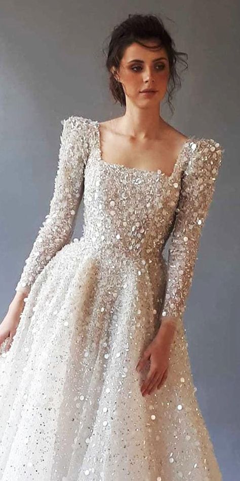 36 Chic Long Sleeve Wedding Dresses | Wedding Forward Chana Marelus, Long Sleeve Wedding Dresses, Sleeve Wedding Dresses, Soiree Dress, Gaun Fashion, Engagement Dresses, Wedding Dress Couture, فستان سهرة, Long Sleeve Wedding