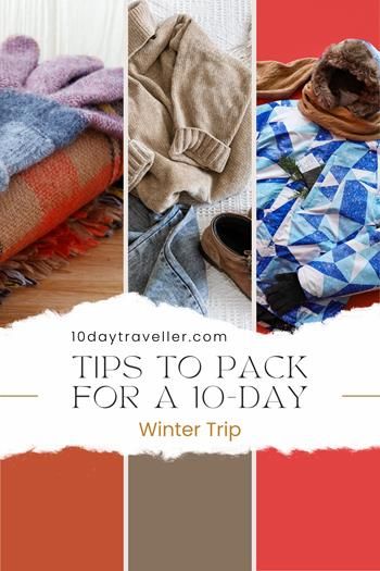 What To Pack For 10-day Winter Trip with FREE Packing List Week Trip Packing List, 2 Week Trip Packing List, Packing List Winter, Trip Packing List, Printable Packing List, Winter Packing List, Europe Train, Heavy Clothing, Winter Trip