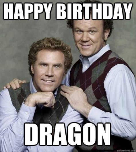 Step Brothers Happy Birthday. Will Farell, Will Ferell, Step Brothers Quotes, Hallowen Costume, And So It Begins, Will Ferrell, Step Brothers, Movie Facts, Matt Bomer