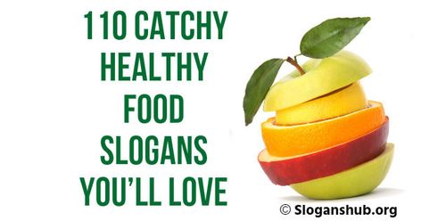 PinShareTweet+1Share In this post you will find 110 Catchy Healthy Food Slogans You’ll Love, healthy food habits slogans, healthy food advertising slogans and slogans on healthy food vs junk food. Healthy Food Slogans Eat healthy, live long, live strong! Eat Well, Live Well Eat Well, Feel Well Commit to be Fit We are what we eat Eat right, be […] Healthy Food Advertising, Healthy Food Vs Junk Food, Healthy Food Slogans, Healthy Eating Slogans, Healthy Food Store, Healthy Food Quotes, Healthy Eating Quotes, Advertising Slogans, Food Habits