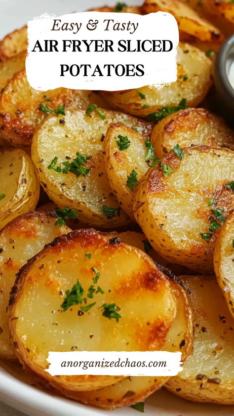 Air Fryer Sliced Potatoes Potato Air Fryer Recipes Healthy, Russet Potato Air Fryer Recipes, Air Fryer Recipe Potatoes, French Fried Potatoes In Air Fryer, Air Fried Potatoes Wedges, Easy Way To Cook Potatoes, Air Fryer Recipes Potatoes Wedges, Roasted Potatoes In Air Fryer Recipe, Oven Air Fryer Potatoes