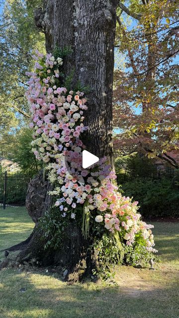 John Mark Sharpe on Instagram: "How special to get married in the back yard of your childhood home under the tree you grew up with!? We got to create this awesome ceremony backdrop for Anna Grace and Austin to get married under. It was a beautiful day…💗💗 Planning: @saltmemphis  Bride: @annagracenewell" Day Planning, Holy Matrimony, Under A Tree, Anna Grace, Childhood Home, Under The Tree, Ceremony Backdrop, Flower Ideas, A Beautiful Day