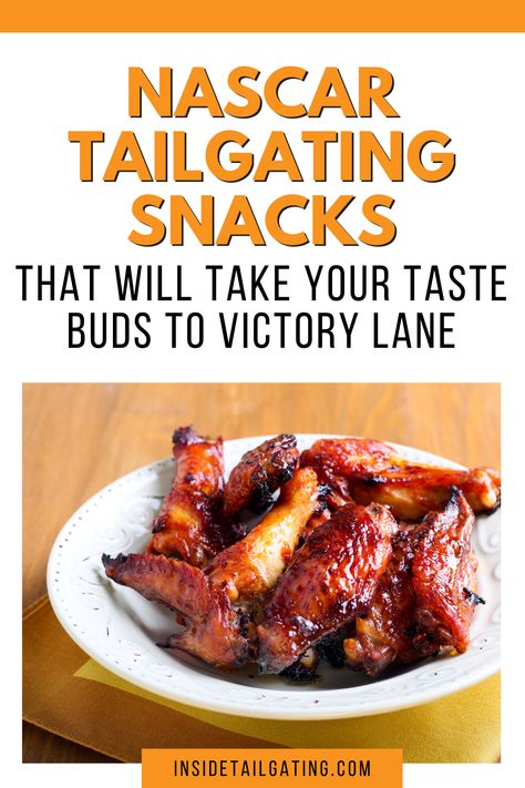 Did you know that Talladega is coming up on April 25, 2021? If not, it’s a good thing you came here, or you could’ve missed it. Many people are choosing to stay home to watch games, races, or matches on TV. Tailgating Appetizers, Tailgating Snacks, Tailgate Appetizers, Nascar Party, Tailgating Food, Tailgate Snacks, Frozen Chicken Wings, Tailgate Parties, Candied Bacon