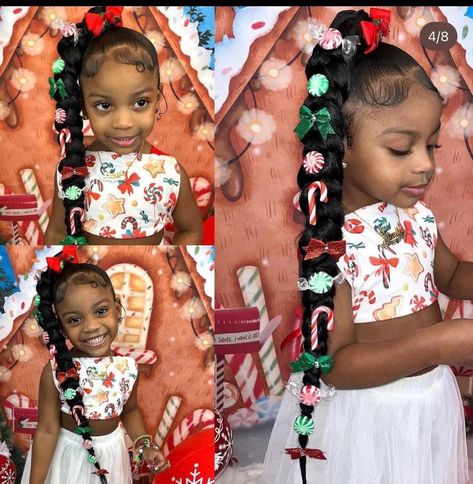 Christmas Tree Hairstyles, Biracial Hair, Lil Girl Hairstyles, Kids Curly Hairstyles, Toddler Hairstyles Girl, Natural Hairstyles For Kids, Girls Natural Hairstyles, Quick Braided Hairstyles