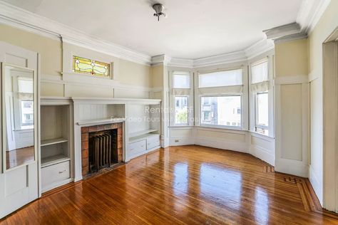 1271 California St APT 6, San Francisco, CA 94109 | Zillow San Francisco Studio Apartment, San Francisco Apartment Aesthetic, Sf Apartment, San Francisco Apartment, Apartment Aesthetic, Empty Room, First Apartment, San Francisco Bay, Bay Window