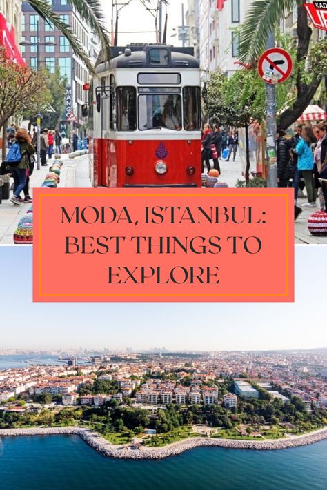 Get ready to dive into the vibrant Moda neighborhood in Istanbul! Discover the top things to do, see, eat, and drink with this local's guide. Explore Moda's charm and beauty for a truly unforgettable experience in Kadikoy district. Whether you're seeking hidden gems or trendy hotspots, this guide has got you covered with all the must-visit locations. Let the Istanbeautiful vibes guide you on an exciting journey through Moda! Day Trips From Istanbul, Kadikoy Istanbul, Hotels In Istanbul, Things To Do In Istanbul, Istanbul Airport, Istanbul Hotels, Sightseeing Bus, Istanbul Travel, Beach Cruise