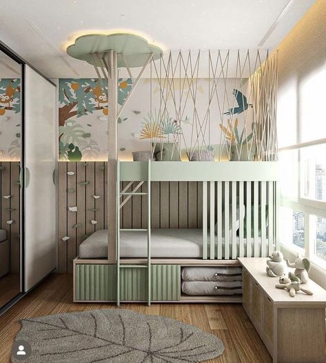 Most beautiful room idea for your baby Children's Bedroom Ideas, Boy Toddler Bedroom, Kids Room Interior Design, Bar Basement, Kids Bedroom Inspiration, Kids Bedroom Designs, Kids Interior Room, Toddler Rooms, Kids Bunk Beds