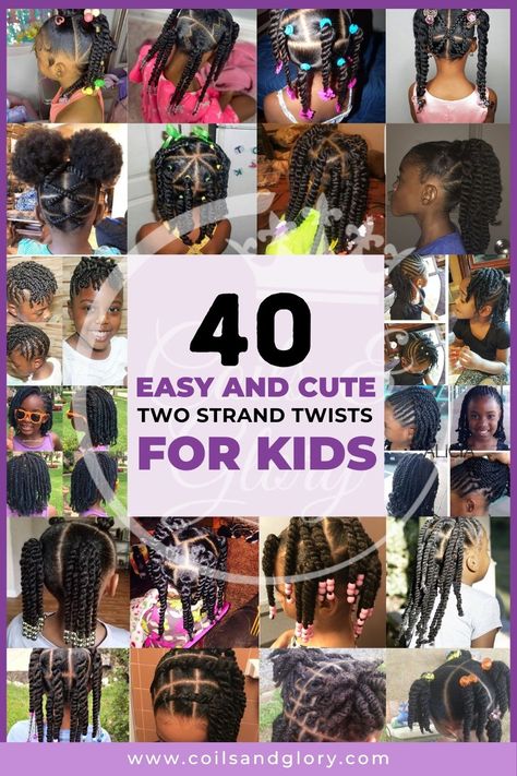 Biracial Hair Styles, Mixed Toddler Hairstyles, Quick Toddler Hairstyles Black, Twist Hairstyle Kids, Twisted Braid Hairstyles, Fun Easy Crafts For Kids, Kids Crochet Hairstyles, Braid Hairstyles Ideas, Two Strand Twist Hairstyles