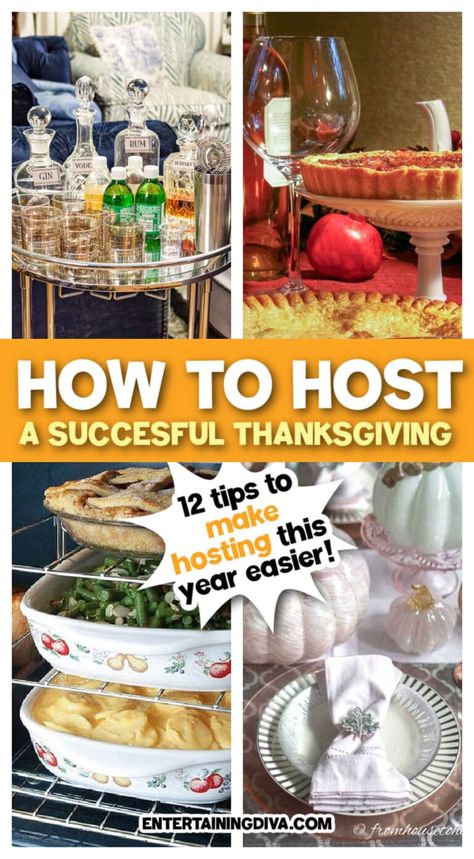 Thanksgiving Buffet Setup Ideas, Thanksgiving Hacks, Ina Garden, Thanksgiving Tips, Holiday Meal Planning, Hosting Thanksgiving Dinner, Thanksgiving Entertaining, Potluck Dinner, Family Style Meals