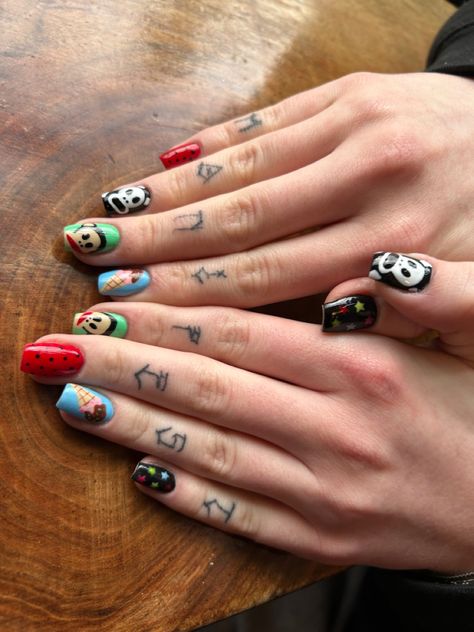 Paul Frank Nails, Paul Frank, Funky Nails, Nails