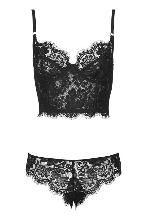 Lace Bralet and Brazillian Knicker - Topshop Lingerie Shoot, Black Lace Lingerie, Hot Lingerie, Cute Lingerie, Trendy Swimwear, Lingerie Outfits, Pretty Lingerie, Vintage Lingerie, Beautiful Lingerie