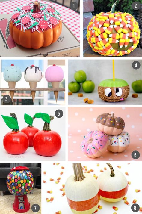 Pumpkin Decorating Ideas For Kids, Creative Pumpkin Decorating Ideas, Olaf Pumpkin, Pizza Fruit, Minnie Mouse Pumpkin, Pumpkin Decorating Ideas, Creative Pumpkin Decorating, Character Pumpkins, No Carve Pumpkin Decorating