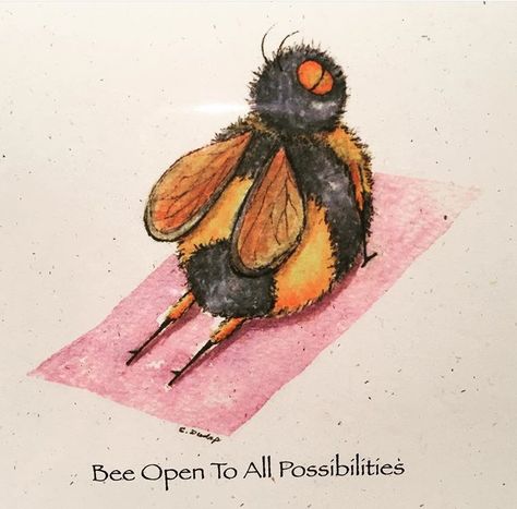 Bee Quotes, Arte Peculiar, Bee Decor, Bee Art, Inspirational Sayings, Bees Knees, Whimsical Art, 귀여운 동물, Honey Bee