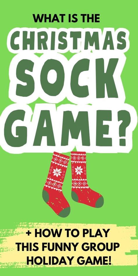 Looking for unique white elephant games or Christmas gift games not everyone else is playing? Definitely add this funny holiday game that everyone loves (plus you get new Christmas socks from the exchange game!). Tons of ideas of what to put inside Christmas socks (game filler ideas) too! Fun holiday game for kids and adults! #fungames #groupgames #holidaygame #presentgames #exchanginggifts #christmasparties Christmas Exchange Games, Christmas Sock Exchange Party, Sock Gift Ideas, Christmas Sock Exchange, Sock Exchange Party, Christmas Socks Exchange, Christmas Party Games For Groups, Funny Christmas Party Games, Christmas Eve Games